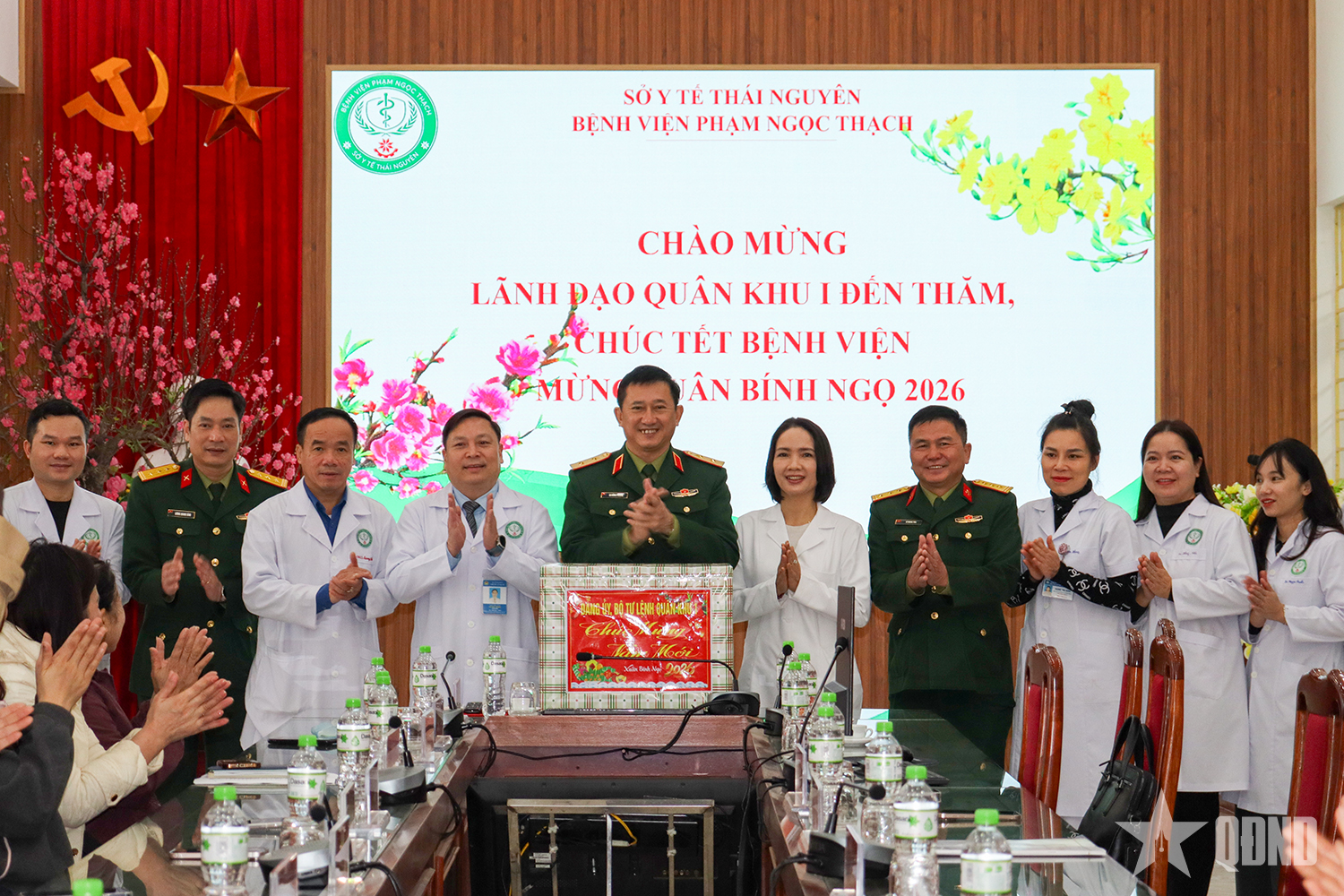 Chính ủy Quân khu 1 thăm, chúc Tết tại Thái Nguyên